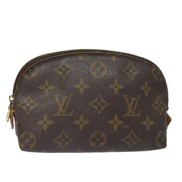 LOUIS VUITTON Monogram Pochette Cosmetic PM Cosmetic Pouch M47515 LV Auth 78945 - Picture 1 of 16
